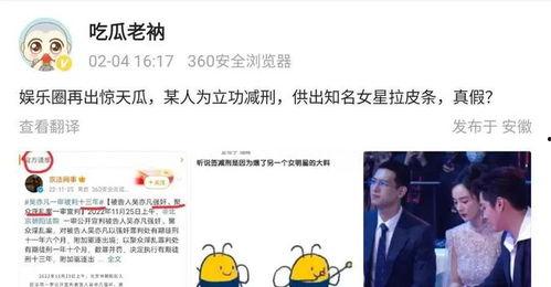 吃瓜老衲爆料,揭秘娱乐圈幕后真相