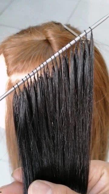 羽毛接发视频教程,轻松掌握时尚发型的制作技巧